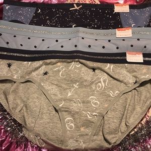 Three pairs of 14/16 Cacique Panties
